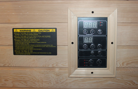 Infrarød kabine Royal S3 -display
