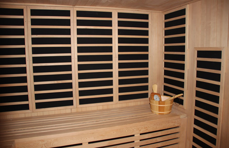 Sauna Royal Combi III, infrarød og sauna - paneler