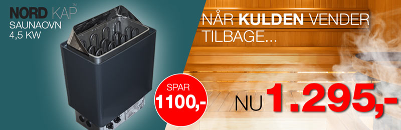 Nordkap™ Saunaovn 4,5 kW