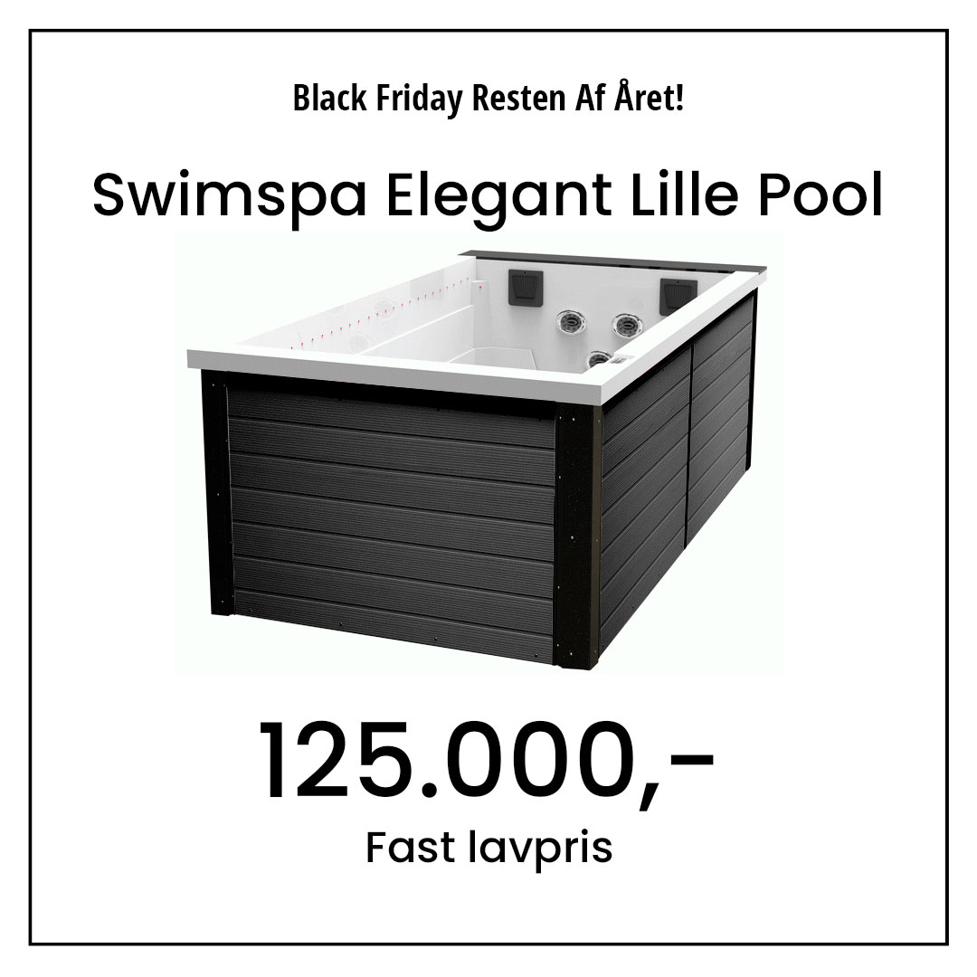 Swimspa Elegant lille pool Fast lavpris 125.000,-