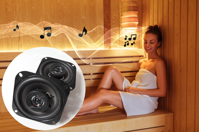Bluetooth højtalere til sauna