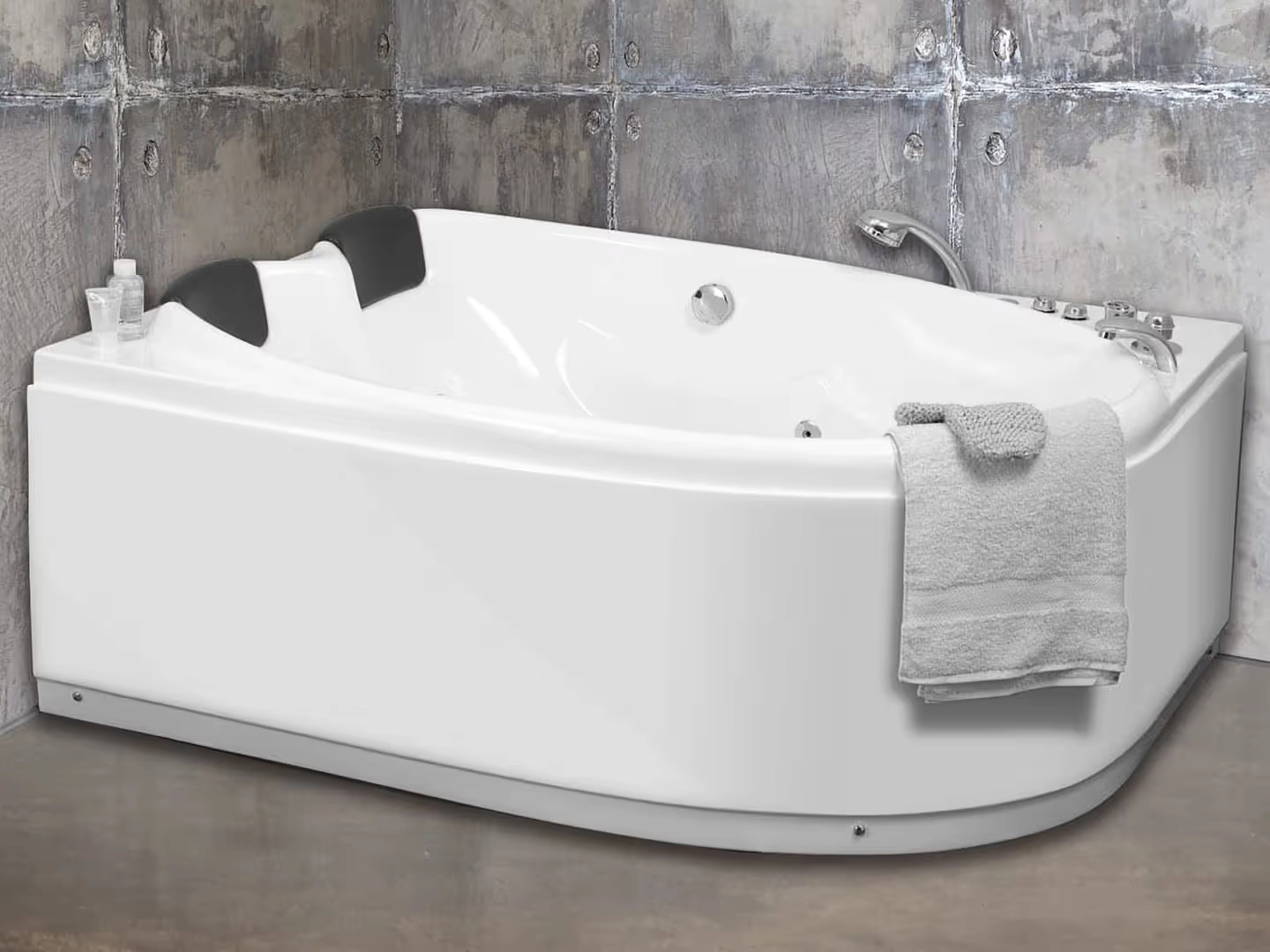 1003 Comfort indendørs spa, venstredrejet i badevaerelse. | SPA Kompagniet
