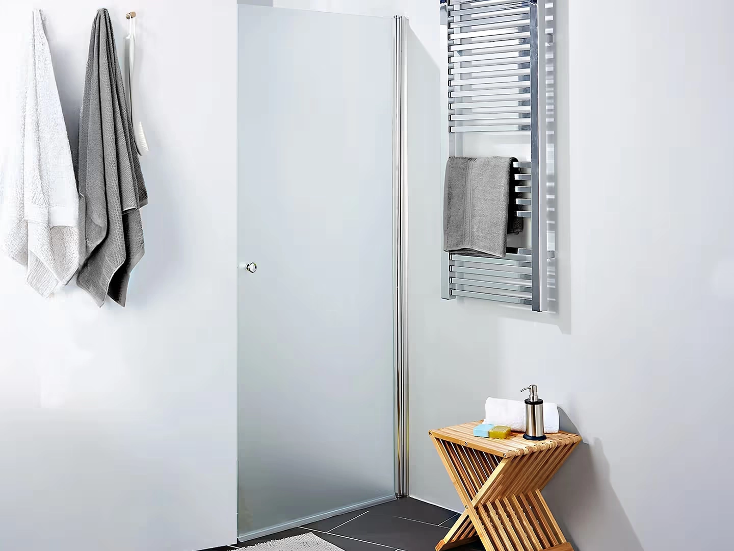 4004-V Classic svingdør 90 x 200 cm, venstrehængslet i badeværelse. | SPA Kompagniet