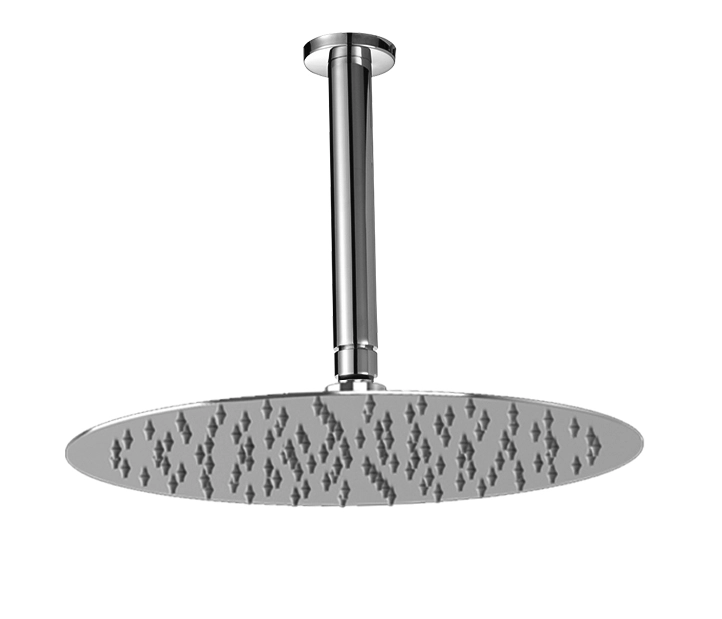 Loftmonteret brusehoved i 5014 Secret rain bruser, krom. Fra SPA Kompagniet