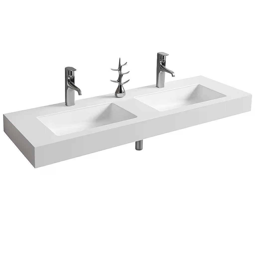 5517 Birkholm RockSolid dobbelt stenhåndvask. | SPA Kompagniet