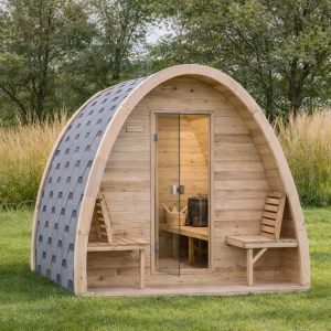 Nordland Rustic udendørs sauna i miljø | SPA Kompagniet