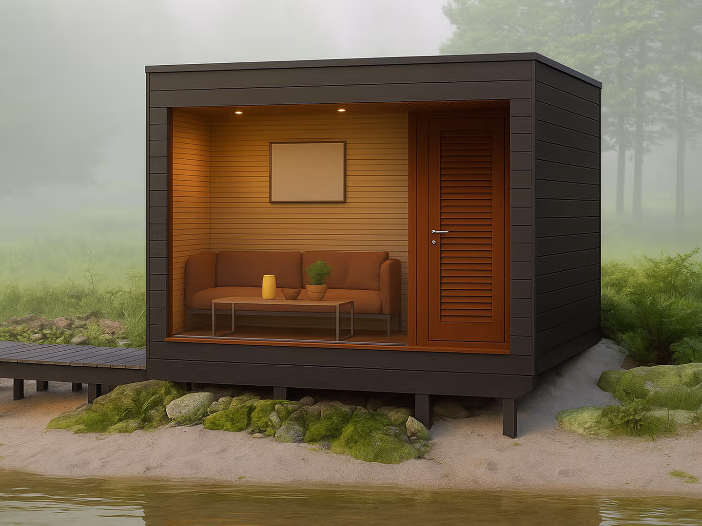 6198 Natura Lounge, udendørsspa. | SPA Kompagniet.