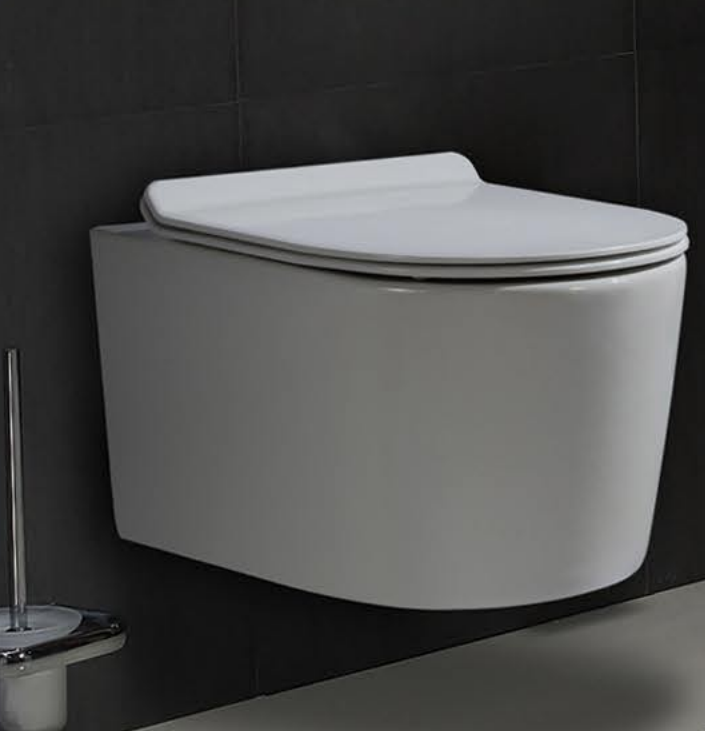 Rimless Nordkap Kongsberg toilet med Grohe cisterne fra SPA Kompagniet.