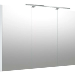 8423 Clara spejlskab 110x65 med eludtag og LED lys. Fra SPA Kompagniet.
