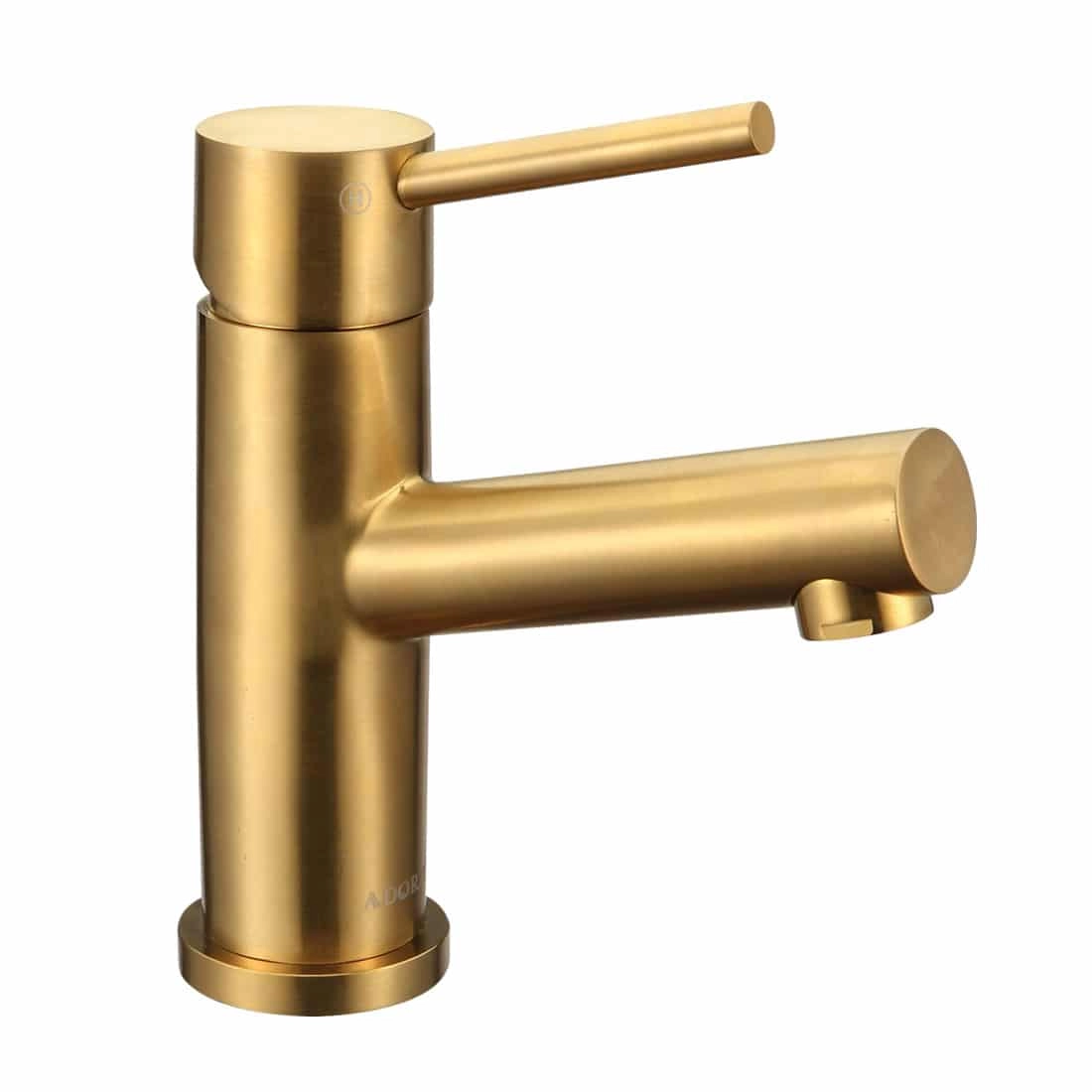 5763 Nostalgi vandhane, børstet guld. Fra SPA Kompagniet.
