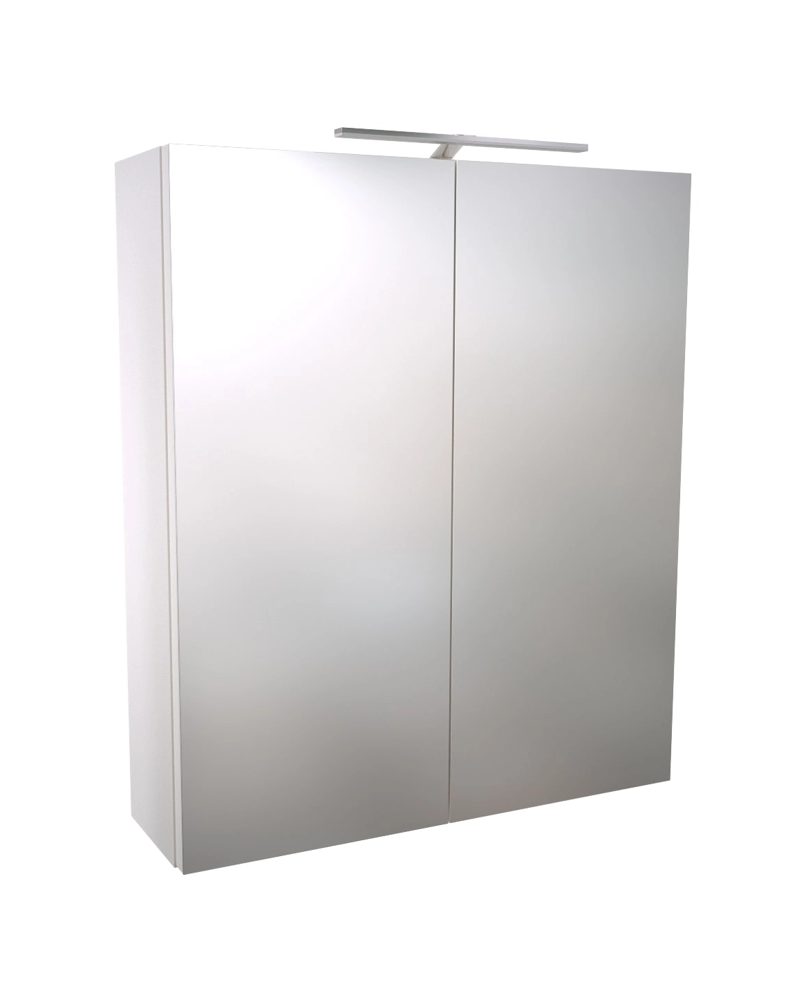 5453 Scandic spejlskab 70x60 med eludtag og LED lys. Fra SPA Kompagiet.