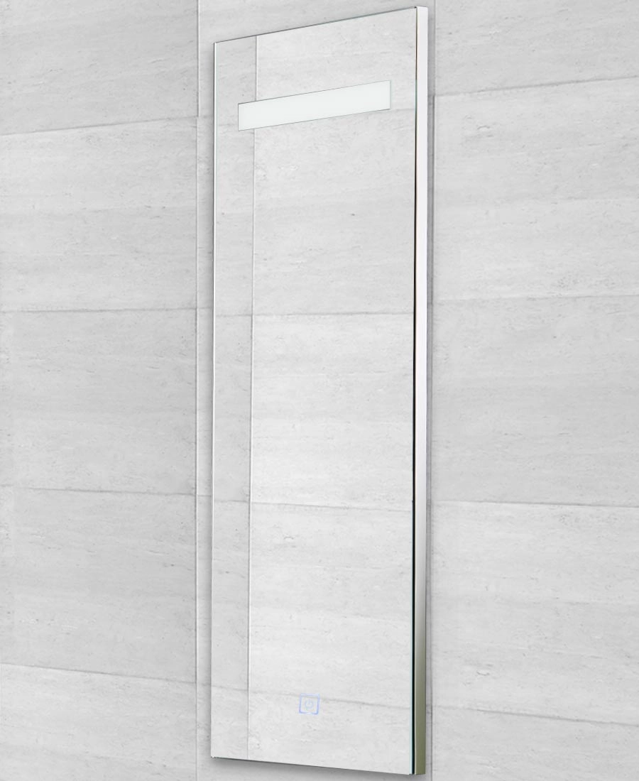 5412 Slimline spejl 100x42 cm. med LED lys. Fra SPA Kompagniet