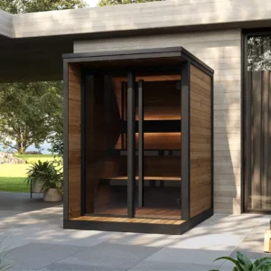 6428 Åland udendørs sauna, lille på terrasse. | SPA Kompagniet