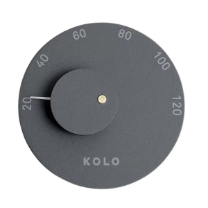 6442 Kolo termometer type 2 i sort, til sauna. |SPA Kompagniet