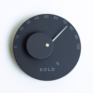 6443 Kolo hygrometer type 3 i sort. Til sauna. | SPA Kompagniet