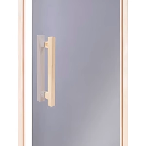 6444 Selvlukkende saunadør Comfort Grå, termoasp 90 x 210 cm. | SPA Kompagniet