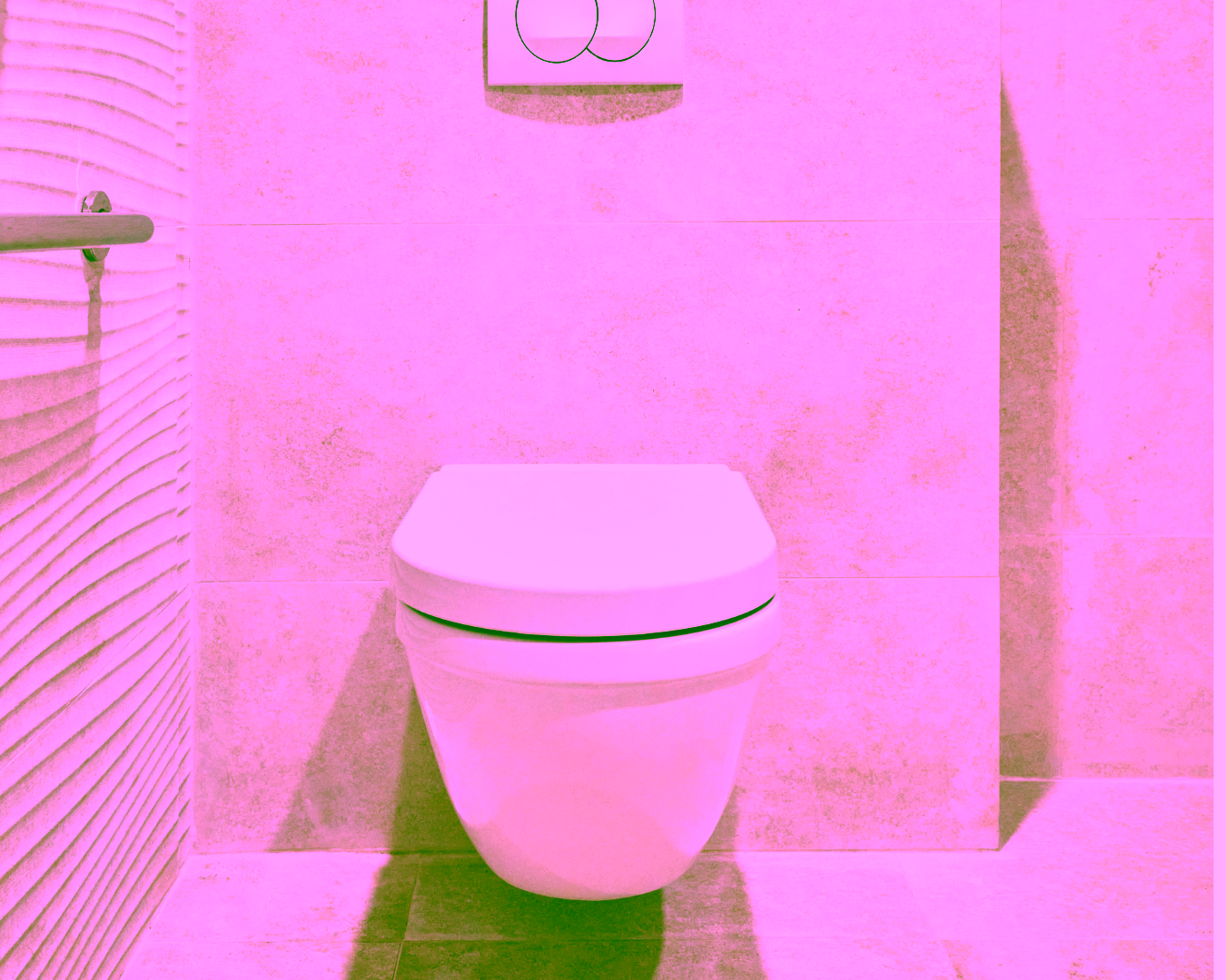 Væghængt toilet til badeværelset