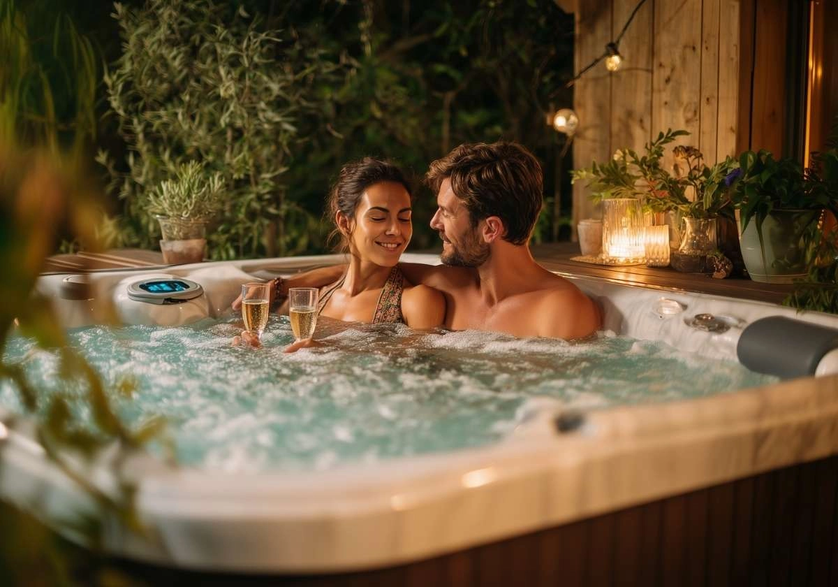 Barbados udespa med åbent design uden formstøbte sæder perfekt til socialt samvær i haven