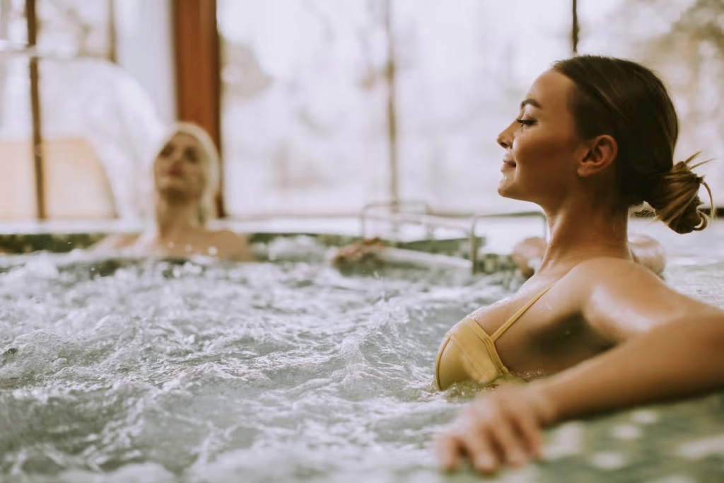 I en luksus indendørsspa. | SPA Kompagniet