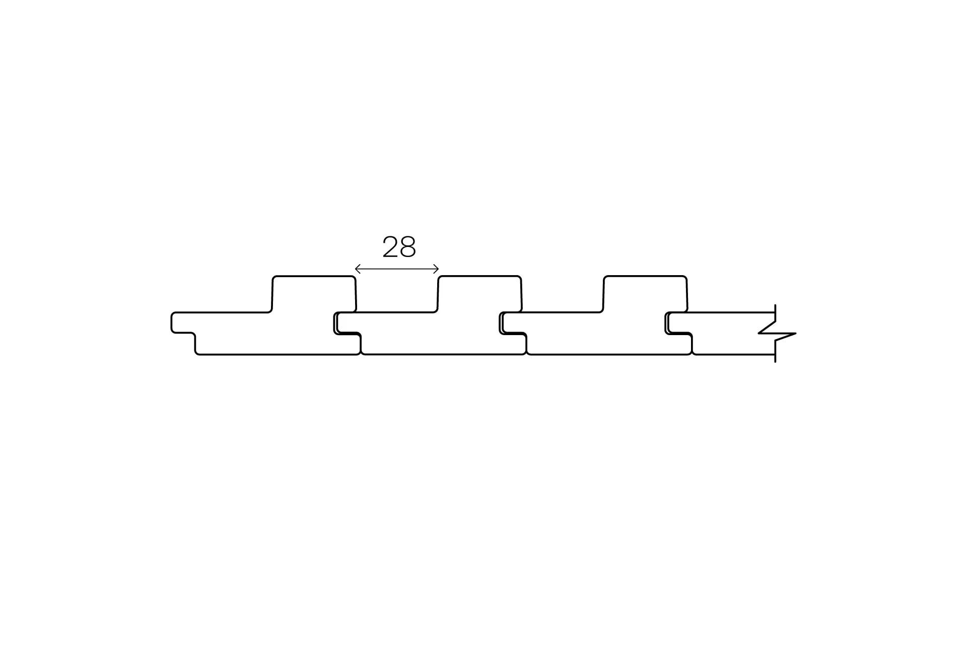 Brædder til saunabeklædning - STEP (Termoasp) - Billede 4