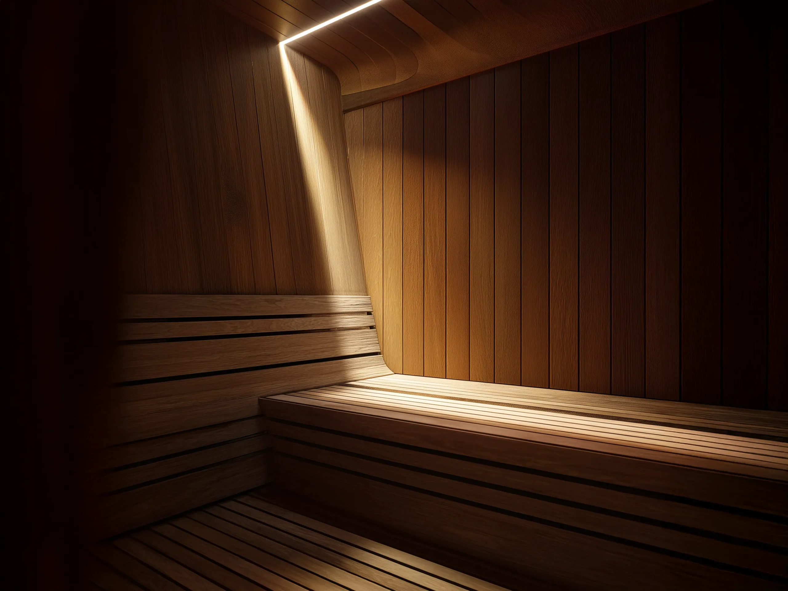 LED Skinne sauna WW (hvidt lys) - Basispakke - Billede 2