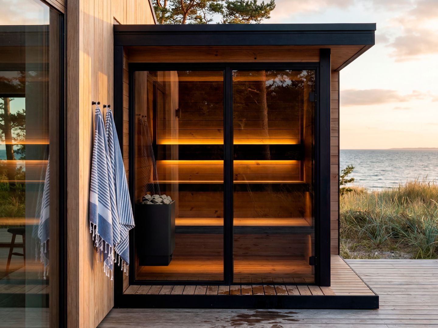 Aaland udendørs sauna_Stor_udesauna_spa kompagniet