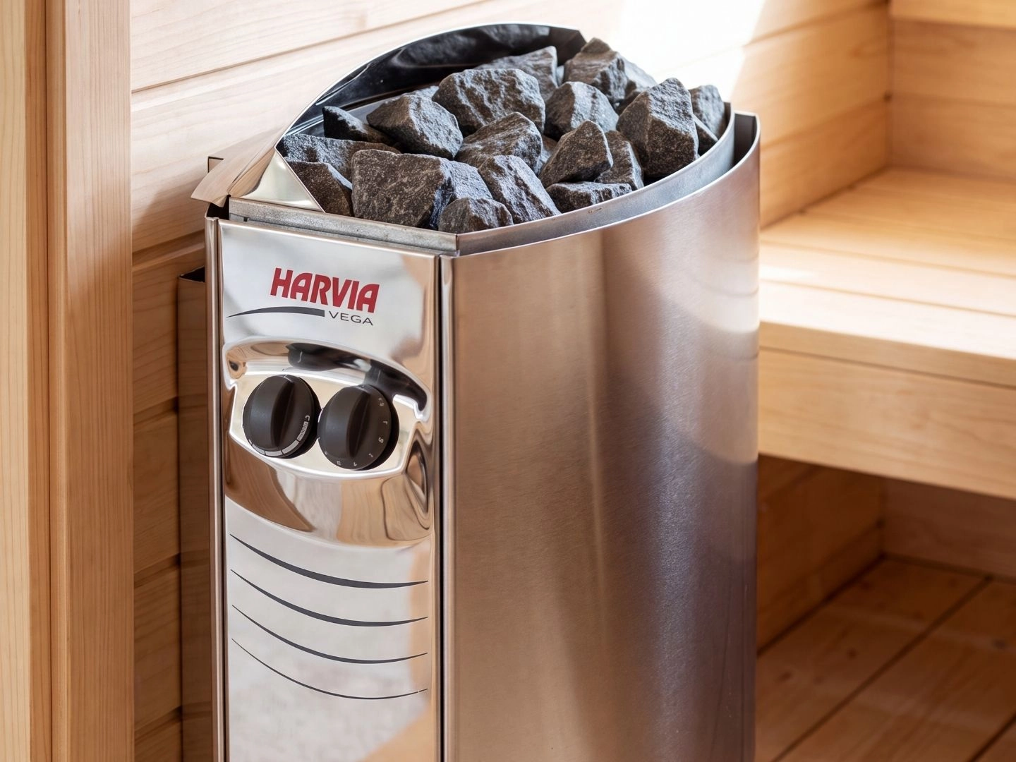 Harvia Vega Steel 6 kW saunaovn - Billede 2
