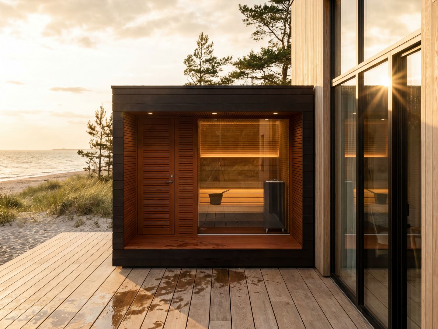 Natura udendørs sauna_spa kompagniet