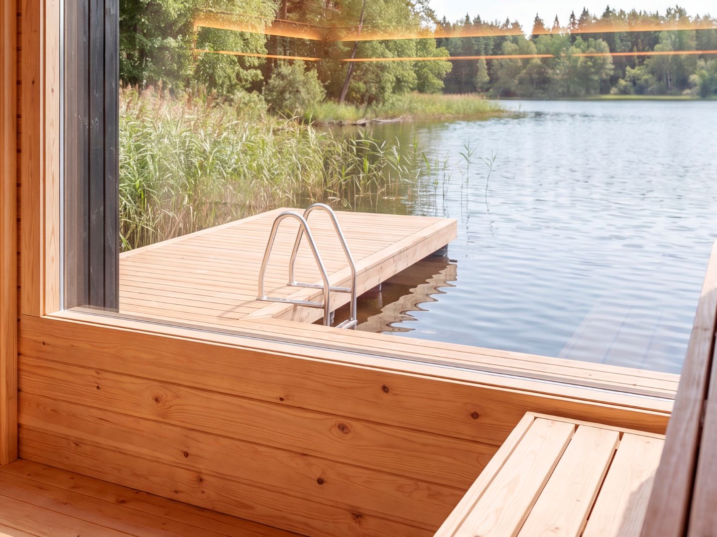 Skærgården udendørs sauna med forrum - Billede 2