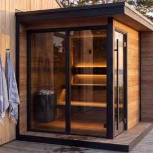 Åland udendørs sauna – stor