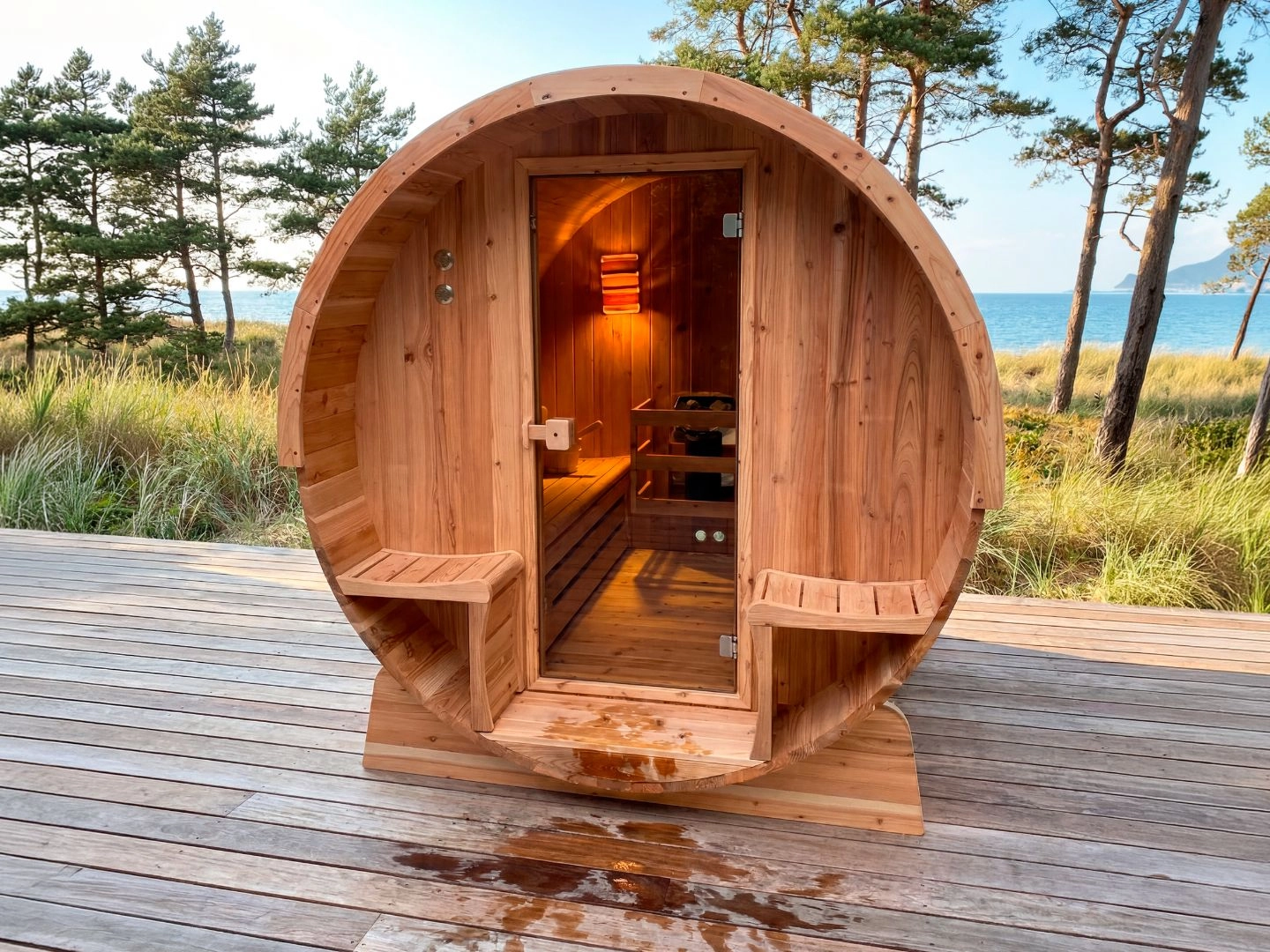 Atlanta udendørs tøndesauna
