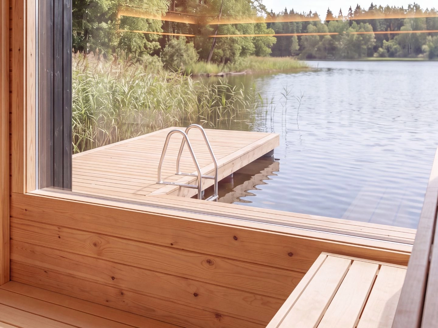 Skærgården udendørs sauna med forrum - Billede 2